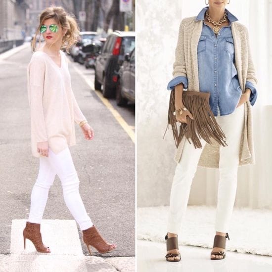 Can I wear white jeans in spring?